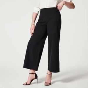 SPANX On the Go Cropped Wide Leg Womens Small Petite